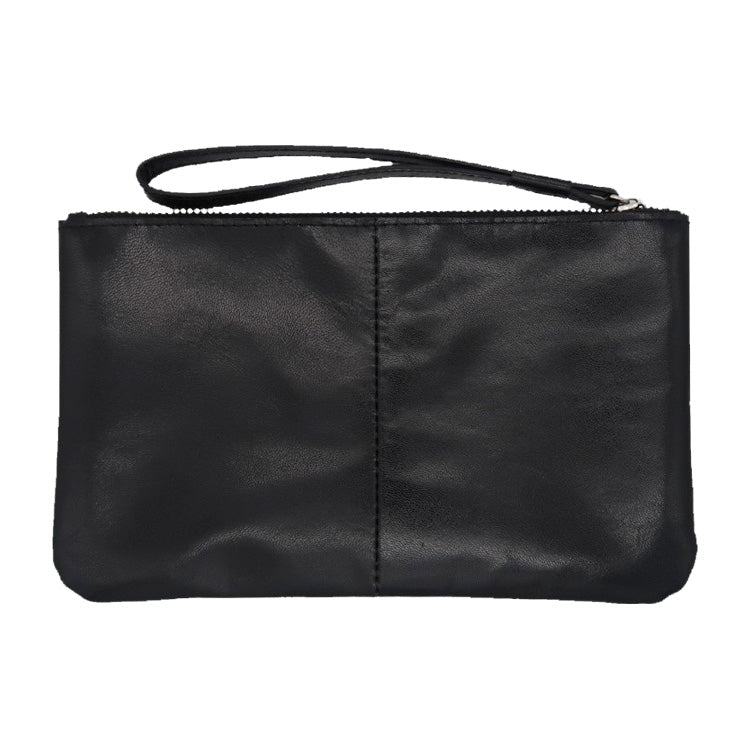 MT. G: Emma Leather Zip Wristlet Pouch