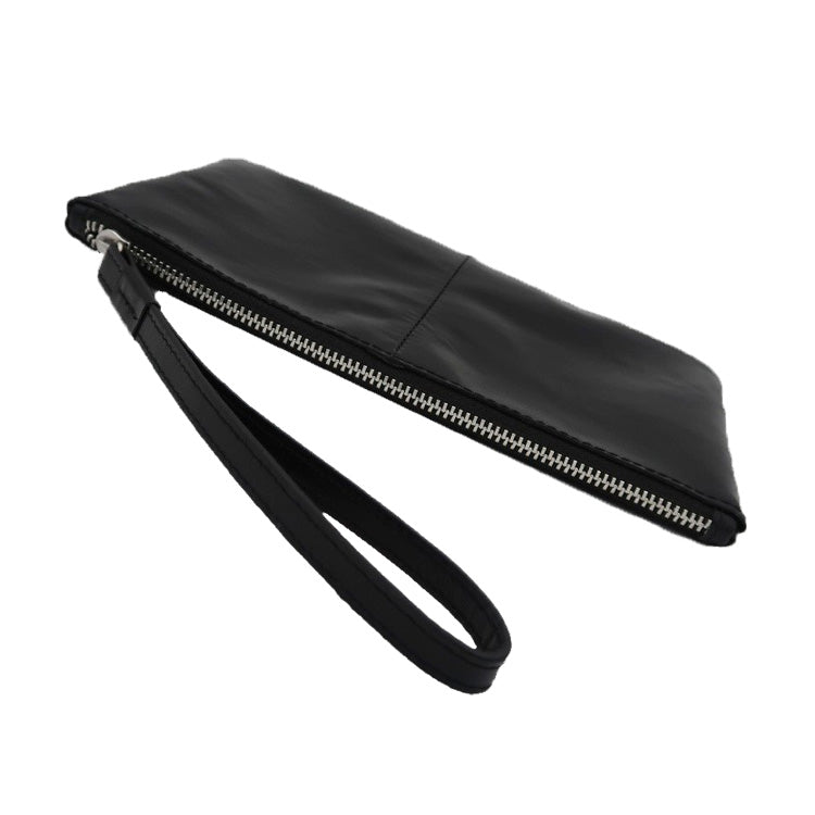 MT. G: Emma Leather Zip Wristlet Pouch