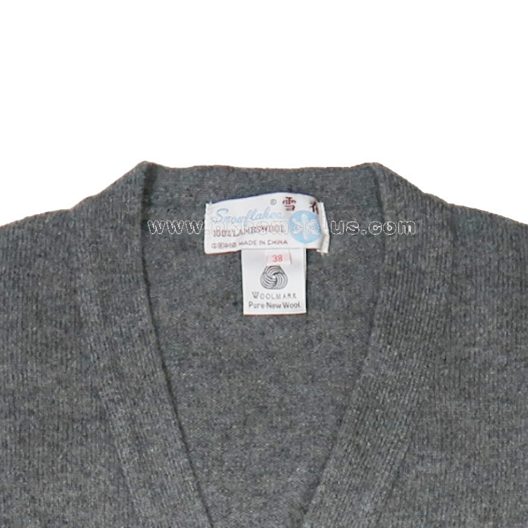 Snowflakes: Pure Wool Vest