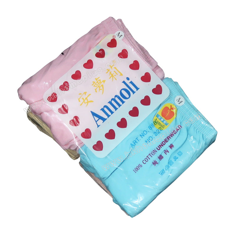 12Pcs/Pack Alily/Anmoli: High Waist Breathable Panties