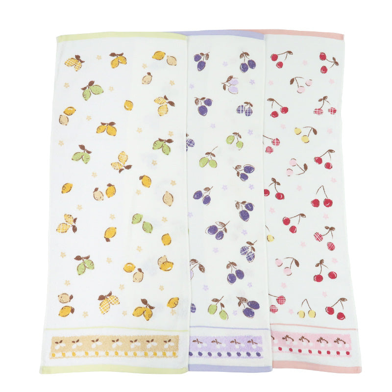 6Pcs/Pack Senshu Towel: Flowered Face Towels (Made in Japan)