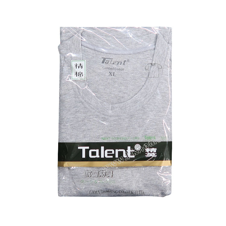 6Pcs/Pack Talent: Men's Thin Crewneck T Shirt