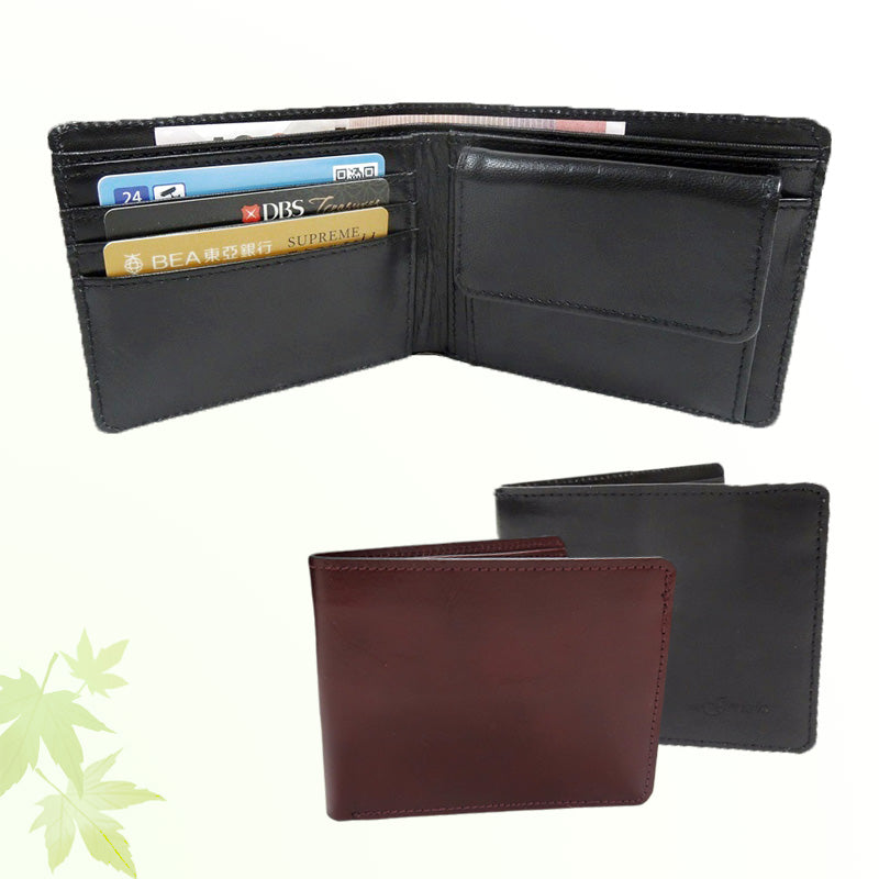 MT. G: Bruce Men's Leather Bifold Wallet