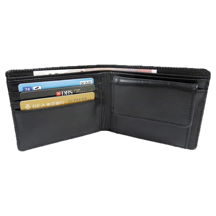 MT. G: Bruce Men's Leather Bifold Wallet