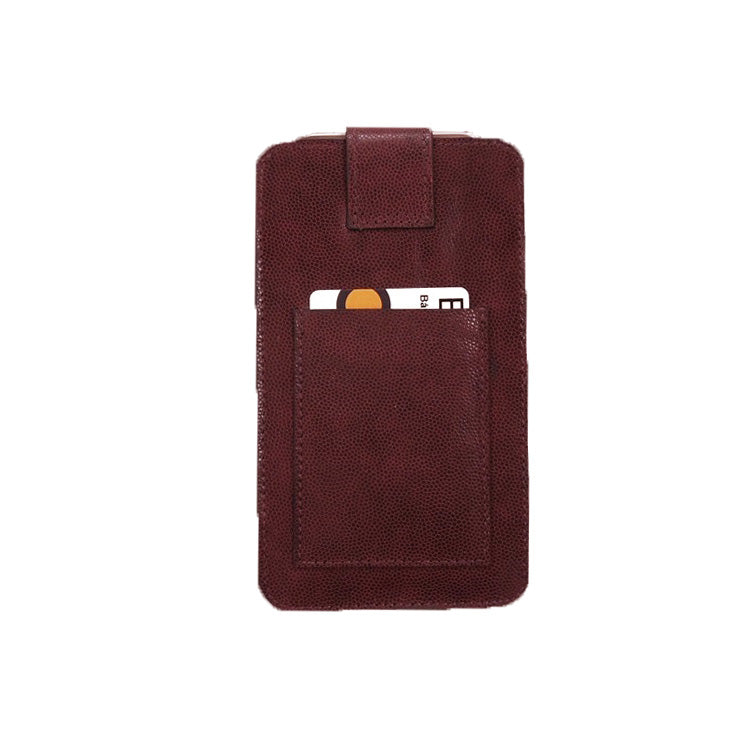 MT. G: Denny iPhone Pro Max Leather Phone Pouch