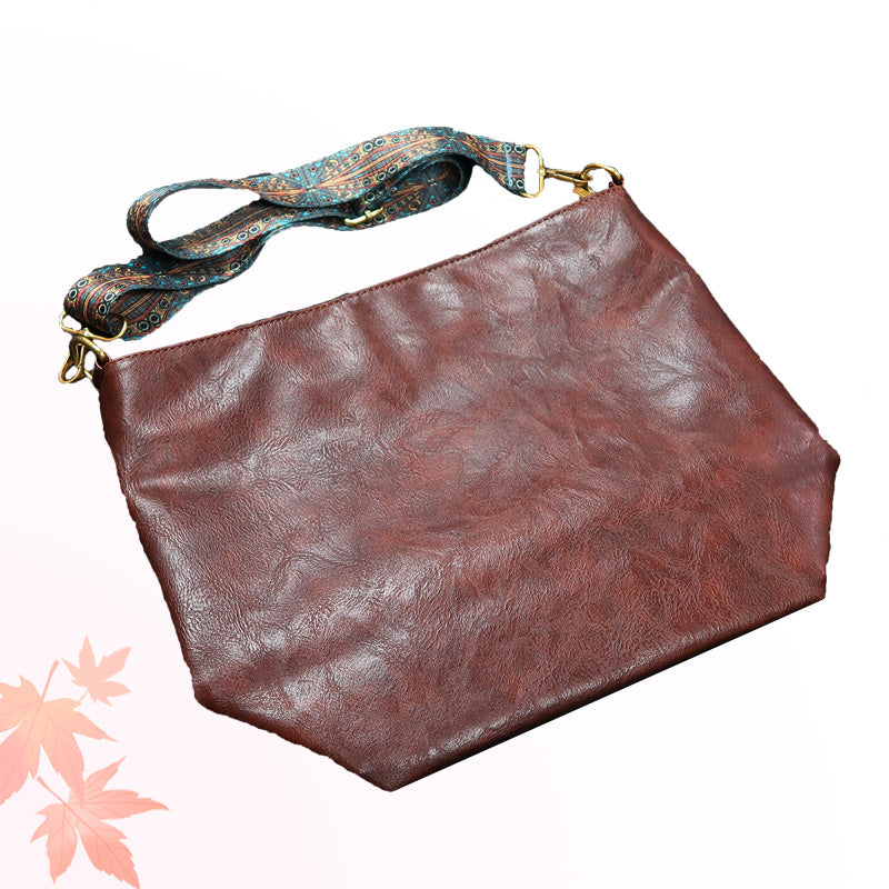 Fashionable Imitative Leather Crossbody Bag