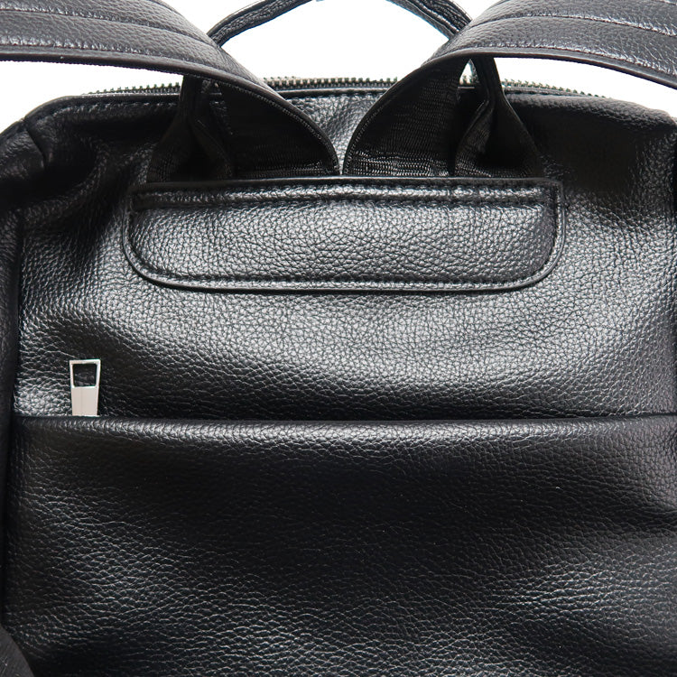 2 Way Imitative Leather Checkered Backpack/Tote Bag