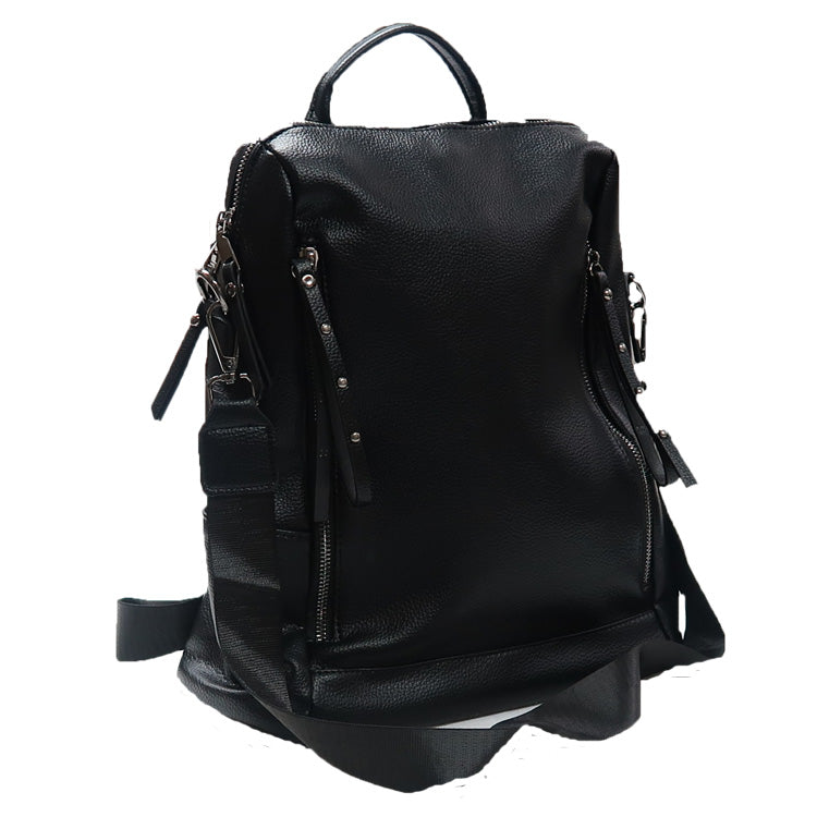 2 Way Imitative Leather Caviar Backpack/Tote Bag