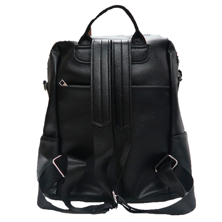 2 Way Imitative Leather Caviar Backpack/Tote Bag