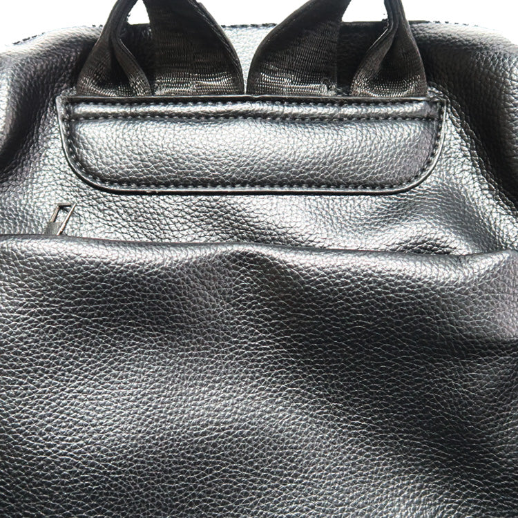 2 Way Imitative Leather Caviar Backpack/Tote Bag