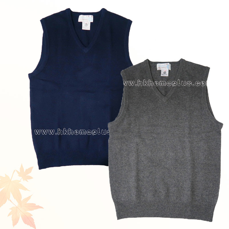 Snowflakes: Pure Wool Pullover Vest