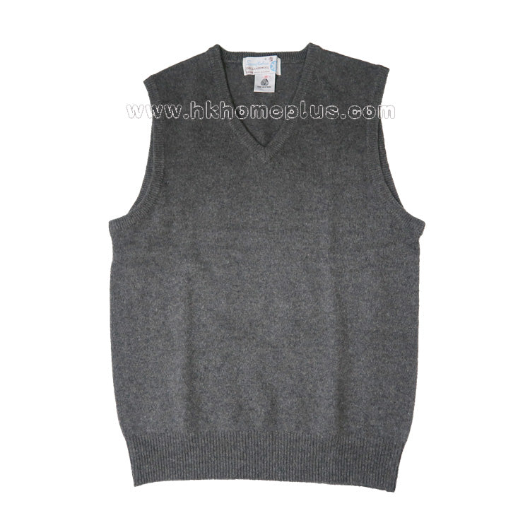 Snowflakes: Pure Wool Pullover Vest