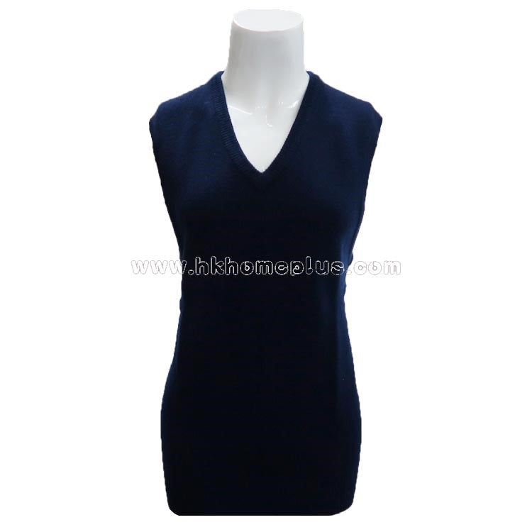 Snowflakes: Pure Wool Pullover Vest