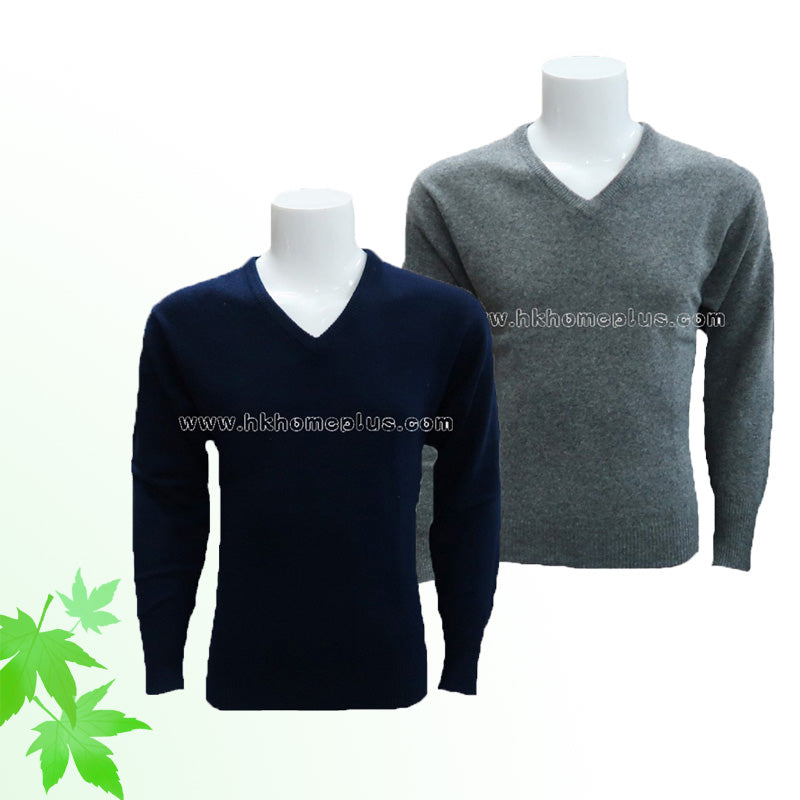 Snowflakes: Pure Wool Long Sleeve Pullover