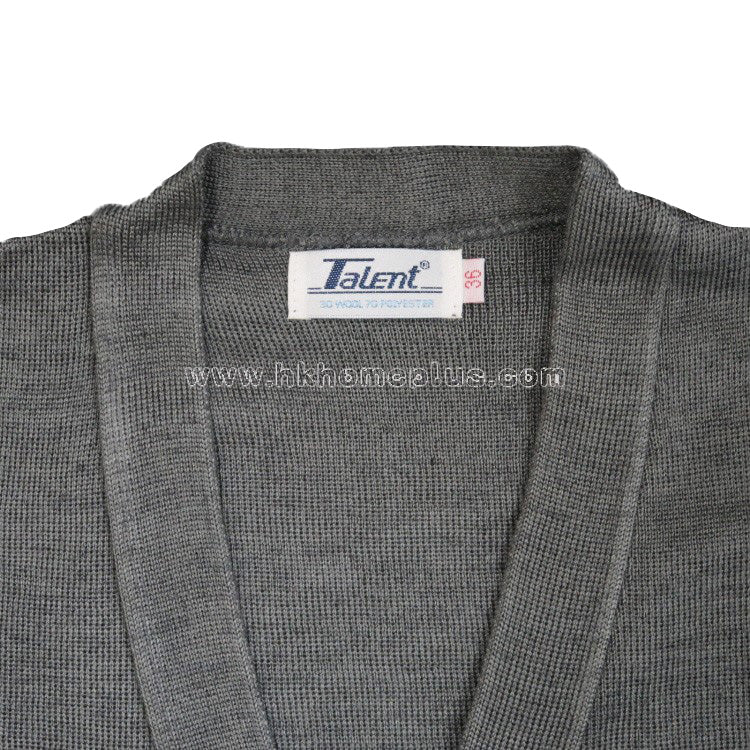 Talent: Mixed Wool Long Sleeve Cardigan