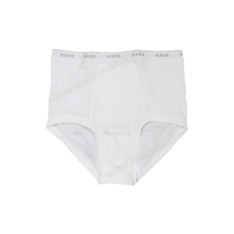 12Pcs/Pack Hing's: Men's Embroidery Briefs