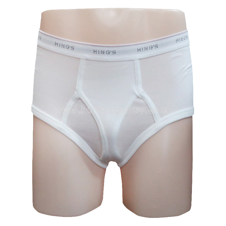 12Pcs/Pack Hing's: Men's Embroidery Briefs