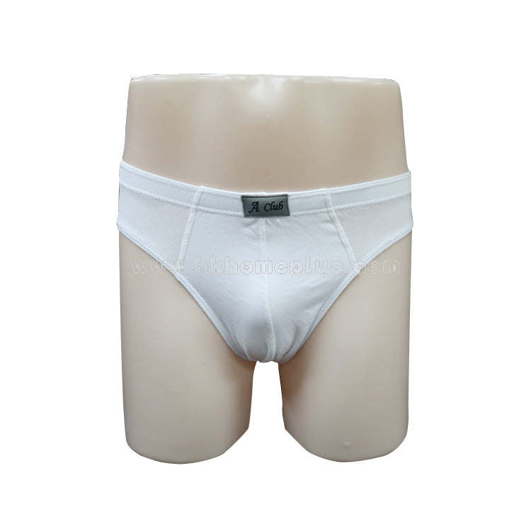 6pcs/2boxes A Club: Men's Solid Color Briefs