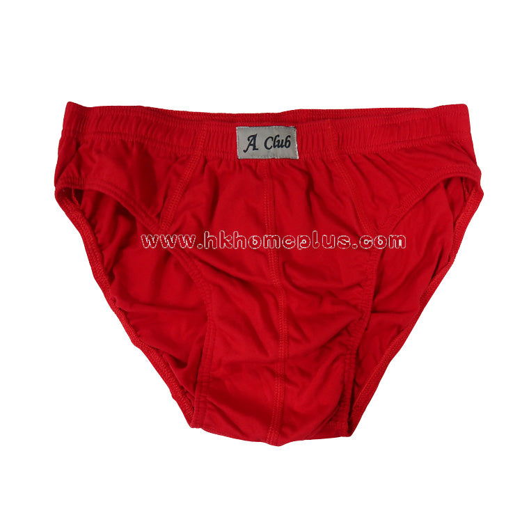 6pcs/2boxes A Club: Men's Solid Color Briefs