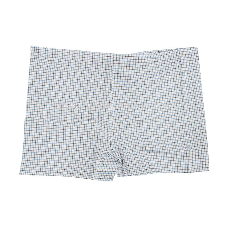 12Pcs/Pack Rose: Men's Drawstring Checkered Trunks