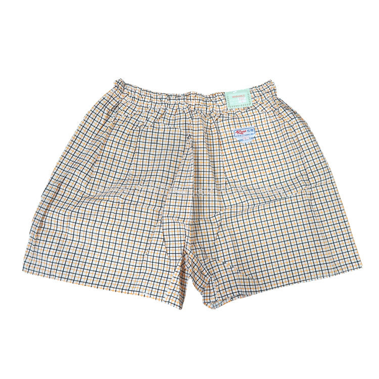 12Pcs/Pack Rose: Men's Checkered Trunks