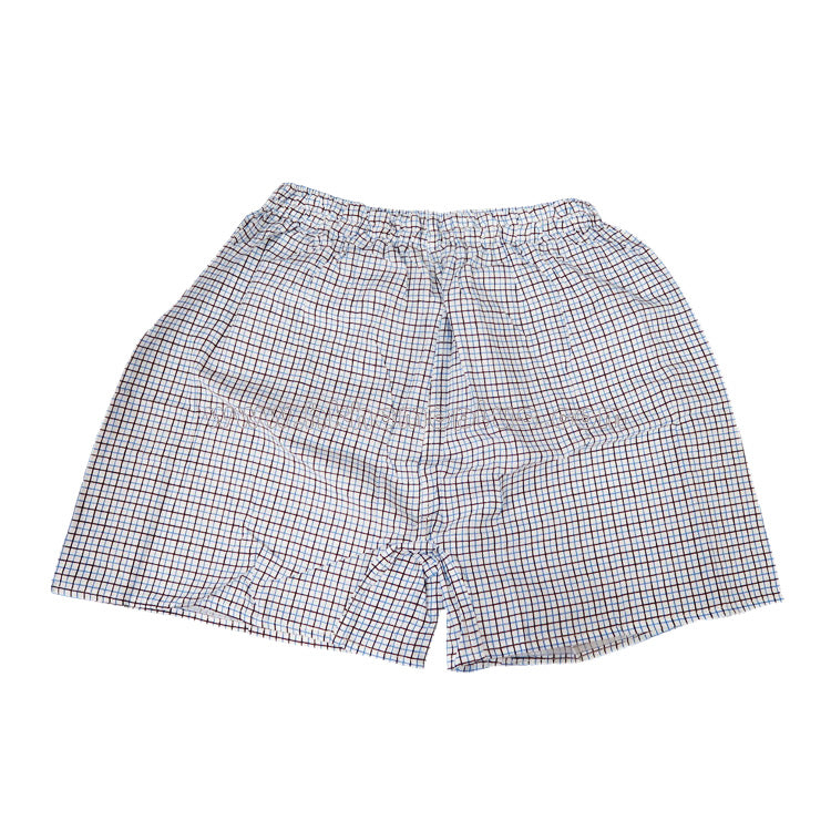 12Pcs/Pack Rose: Men's Checkered Trunks