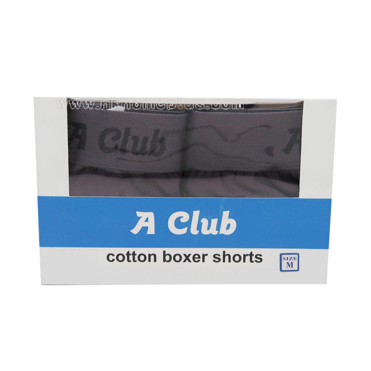 6pcs/3boxes A Club: Men's Cotton Stretch Trunks