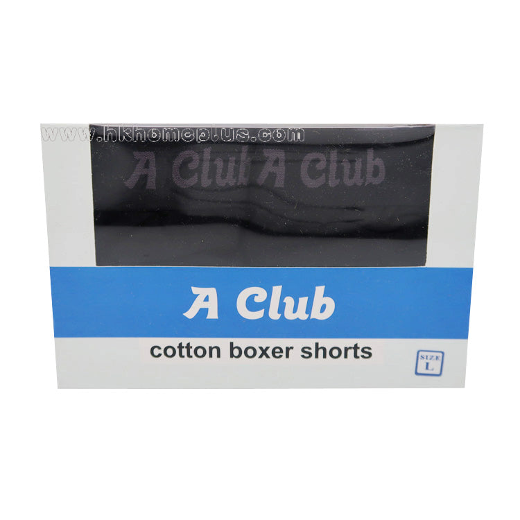 6pcs/3boxes A Club: Men's Cotton Stretch Trunks