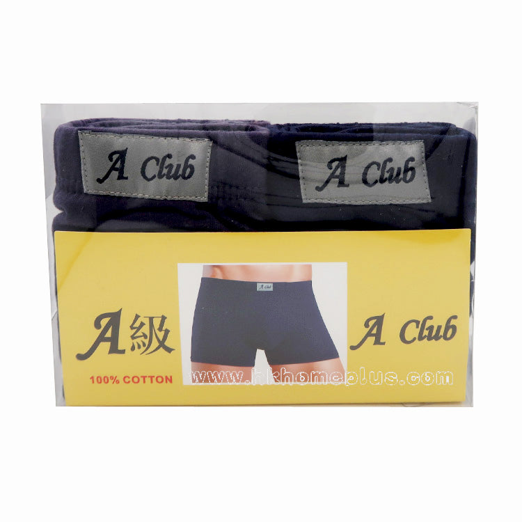 6pcs/3boxes A Club: Men's Cotton Stretch Shorts