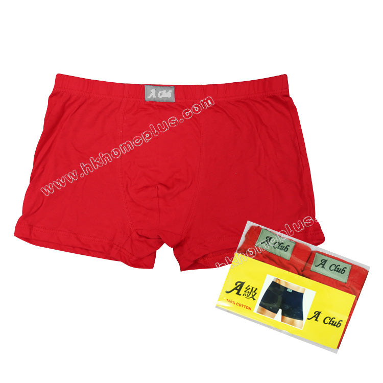 6pcs/3boxes A Club: Men's Cotton Stretch Shorts