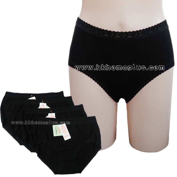 12Pcs/Pack Yadaili: High Waist Breathable Panties