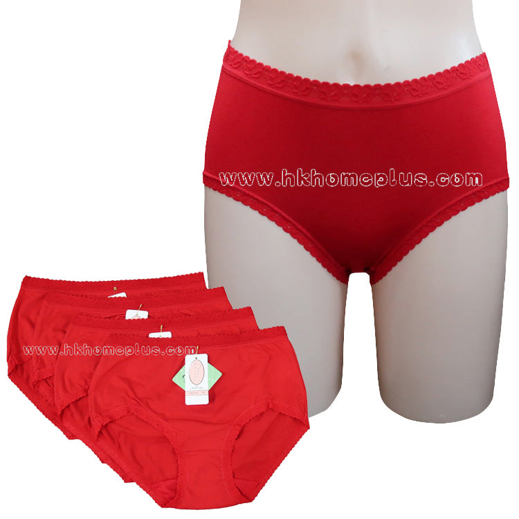 12Pcs/Pack Yadaili: High Waist Breathable Panties