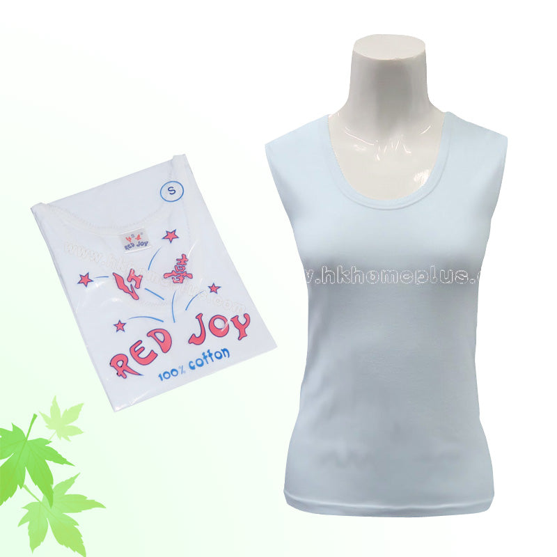 6Pcs/pack Red Joy: Women's Crewneck Tank Top