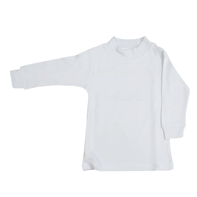 6Pcs/Pack 123: Kid's Turtleneck Long Sleeve Pullover