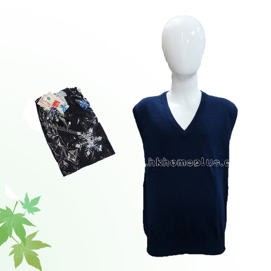 Snowflakes: Kid's Pure Wool Pullover Vest