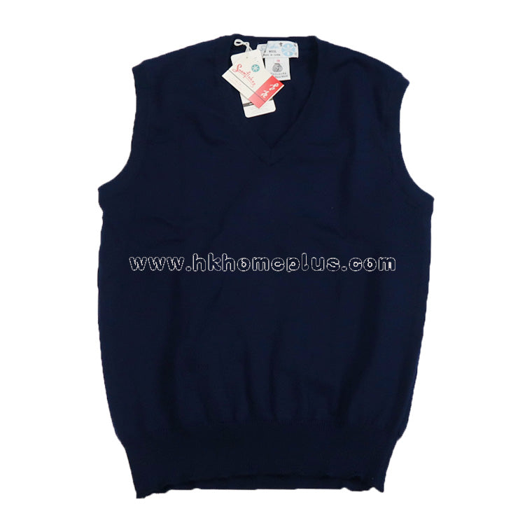 Snowflakes: Kid's Pure Wool Pullover Vest