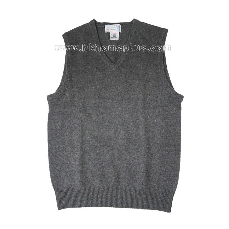 Snowflakes: Kid's Pure Wool Pullover Vest