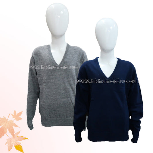 Snowflakes: Kid's Pure Wool Long Sleeve Pullover