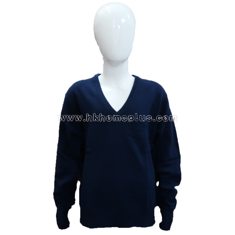 Snowflakes: Kid's Pure Wool Long Sleeve Pullover