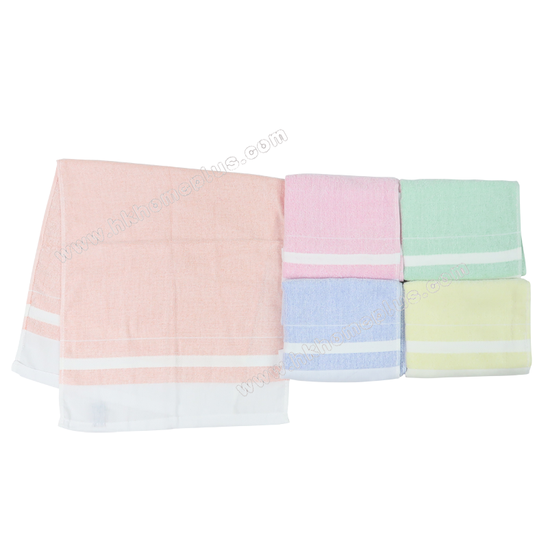 12Pcs/pack Sailboat: 30s Silk Cotton Solid Color Face Towels