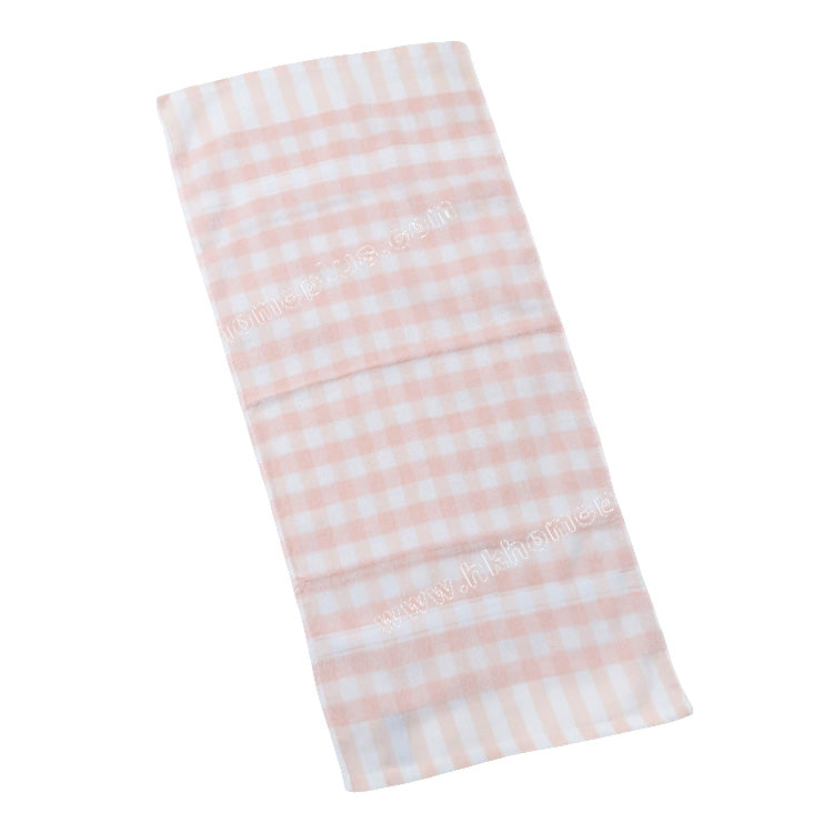 12Pcs/Pack Dual boat: 30s Silk Cotton Checkered Face Cloths