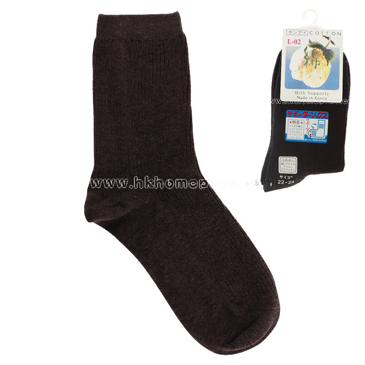 12Pairs/Pack ANGELA: Made in Korea - Cotton Quarter Socks 22-24CM