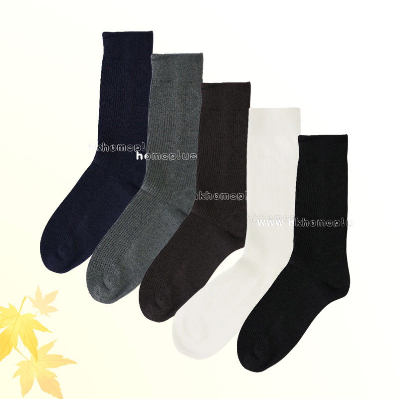 12Pairs/Pack ANGELA: Made in Korea - Cotton Crew Socks 24-26CM