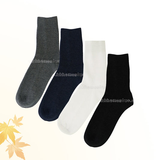 12Pairs/Pack ANGELA: Made in Korea - Cotton Quarter Socks 24-26CM