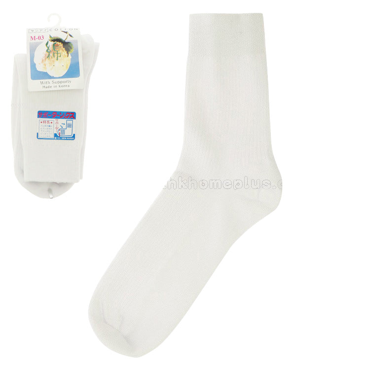 12Pairs/Pack ANGELA: Made in Korea - Cotton Quarter Socks 24-26CM