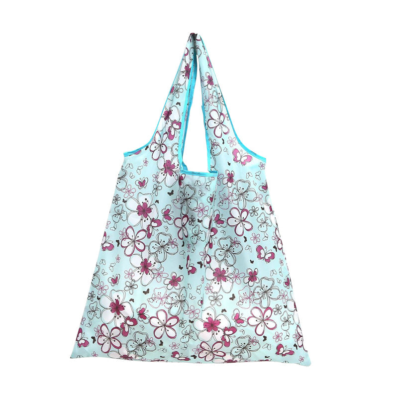 Printed folded shopping bag